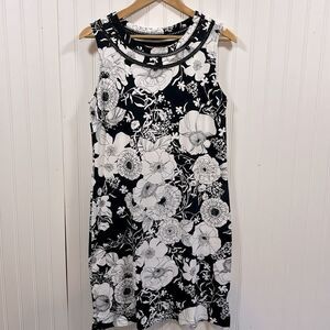 Talbots sleeveless floral dress